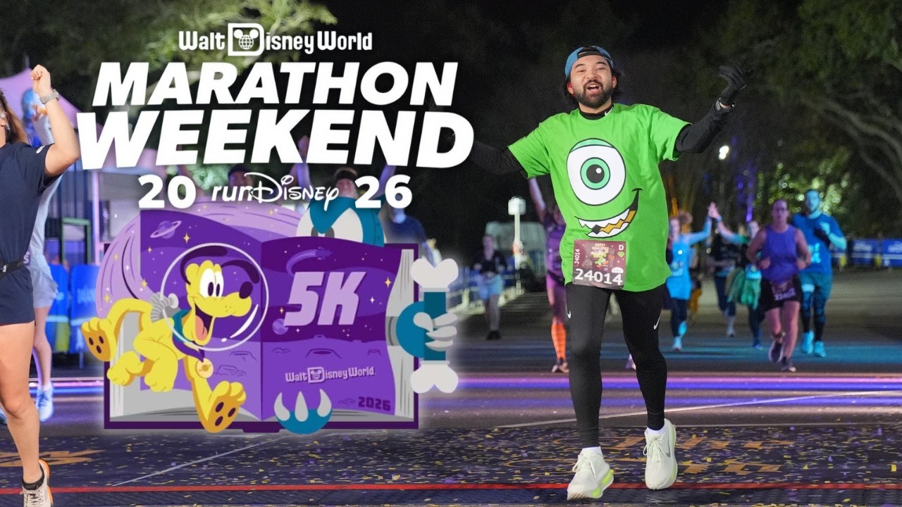 Видеоблог о марафоне runDisney Marathon Weekend 5K 2026