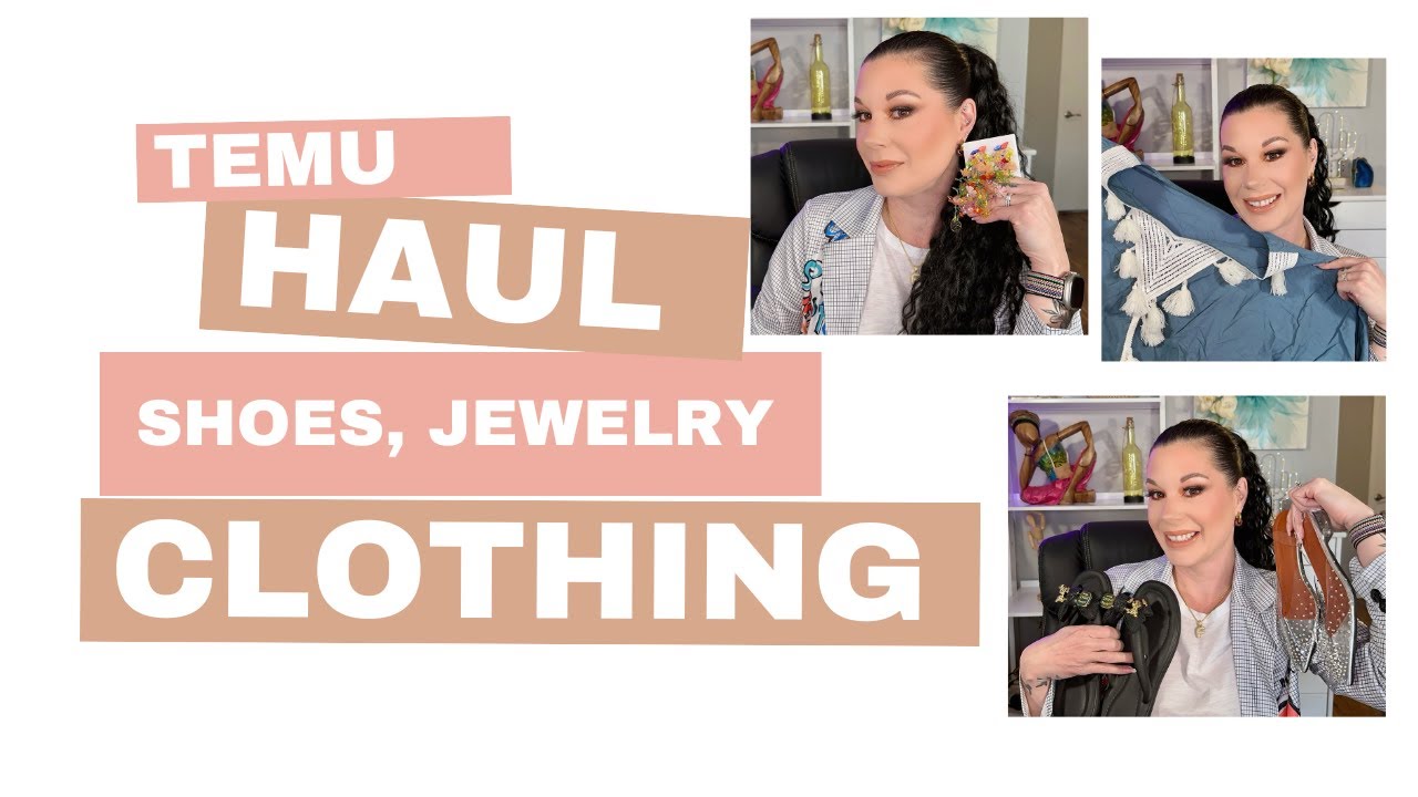 Temu Haul, Jewelry, Shoes, Clothing