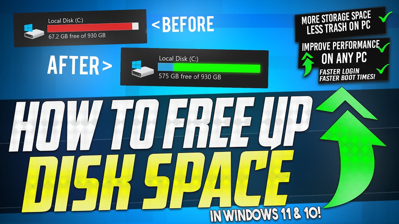 🔧 Как освободить более 30 ГБ места на диске в Windows 11 и 10! ✅