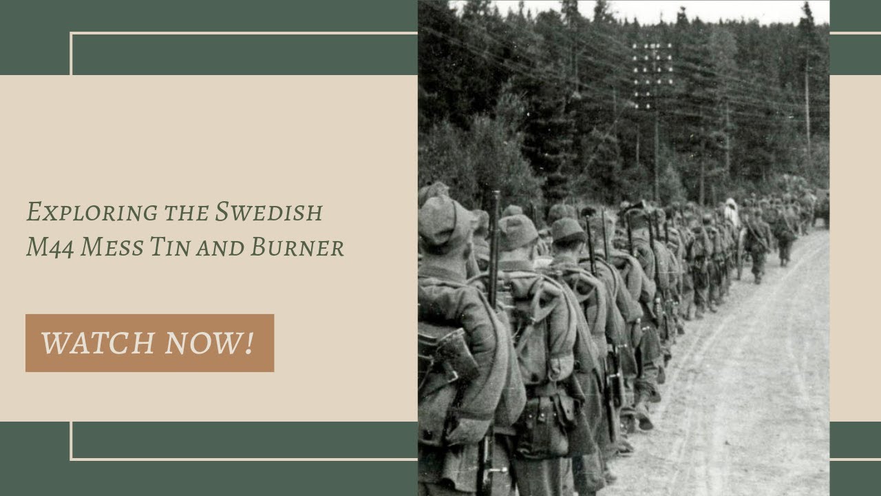 The Swedish military M44 mess tin and burner.
