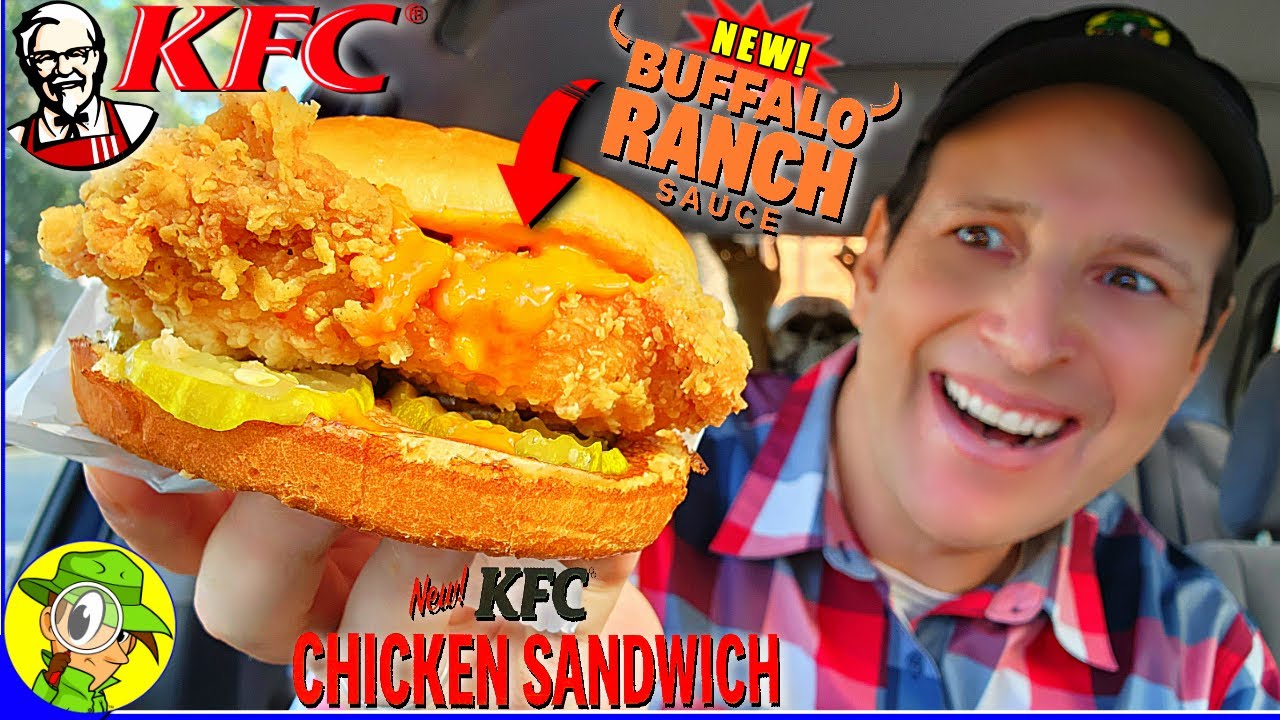 KFC® БУФФАЛО РАНЧ КУРИЦА СЭНДВИЧ Обзор ???? | Выглян