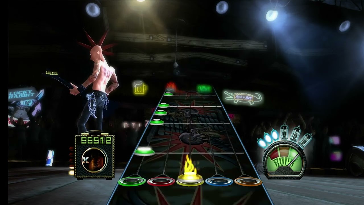 "The Night" By Disturbed 95% NFC | Con Control Xbox 360 • Guitar Hero III: Legends of Rock