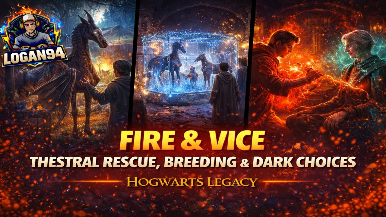 Fire & Vice | Thestral Rescue, Breeding & Dark Choices | Hogwarts Legacy
