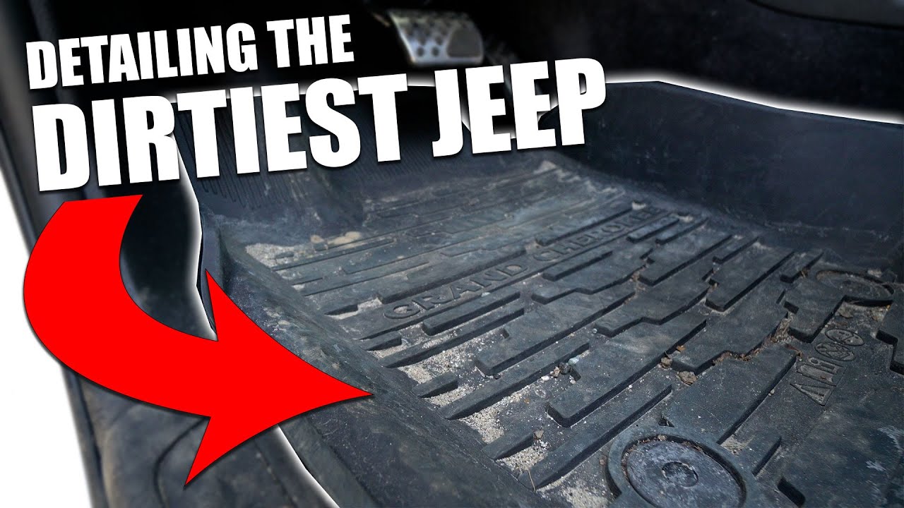 CLEANING AN EXTREMELY DIRTY JEEP....