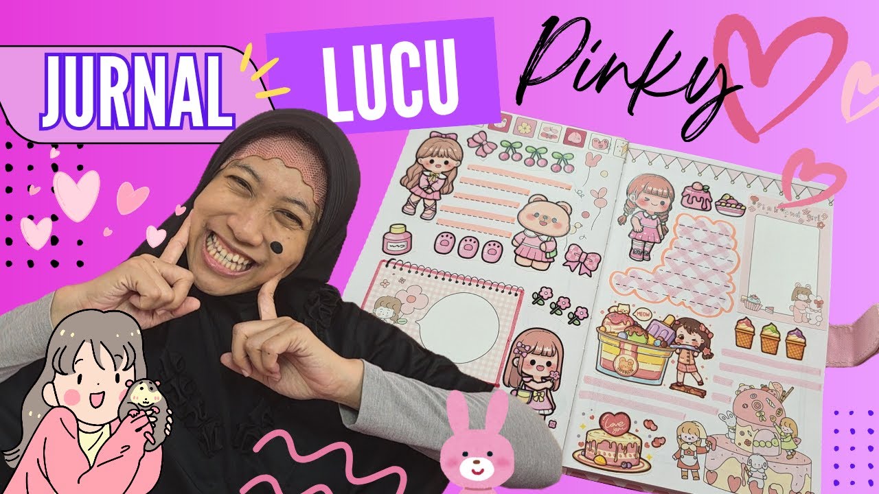 Jurnal Bercerita Dekorasi Tema Pink Persahabatan 😄 Asti Kunyit - Bunda Aqilla Eps 459