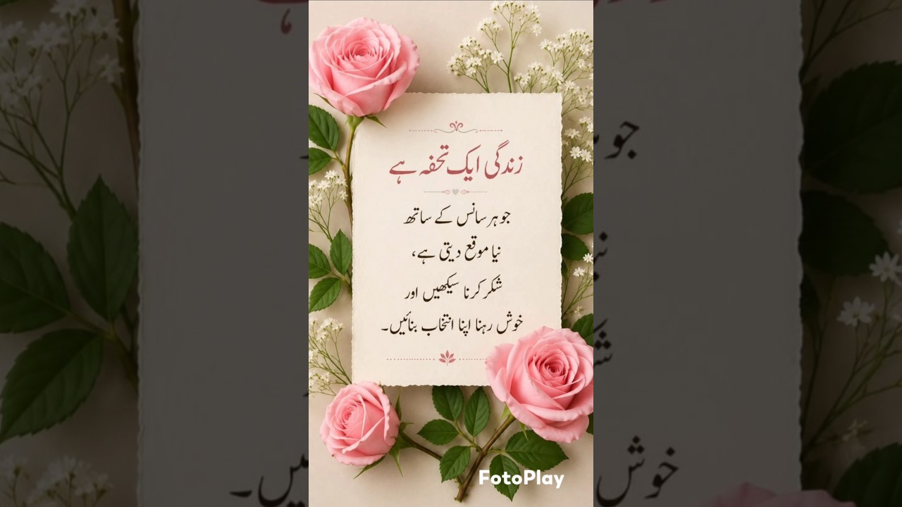 Islamic Quotes about Life||Urdu Aqwal e Zareen ✨||Urdu Quotes #shorts