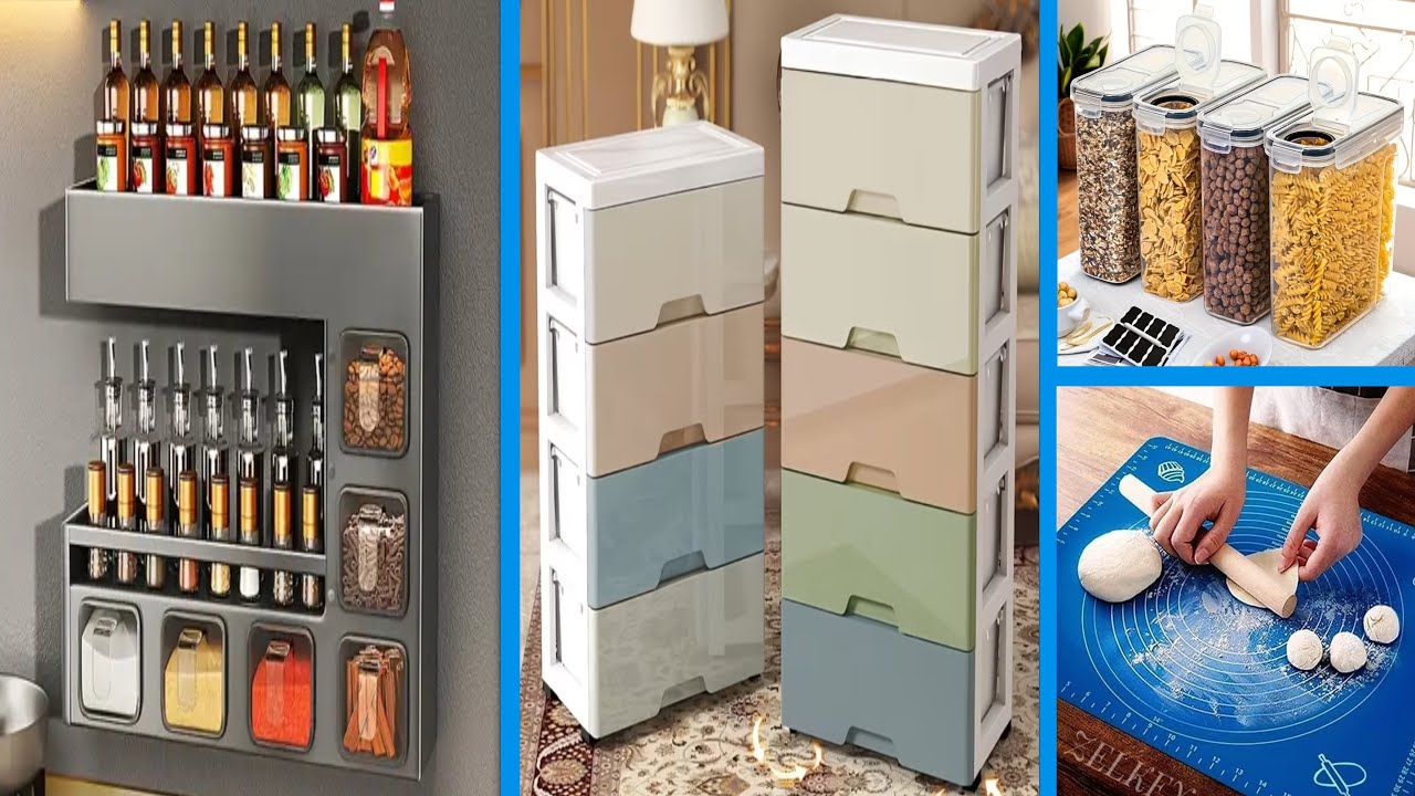 Amazon Unique Useful Space Saving Kitchen Organiser|Amazon Smart Kitchen Tools/Amazon Kitchen Racks
