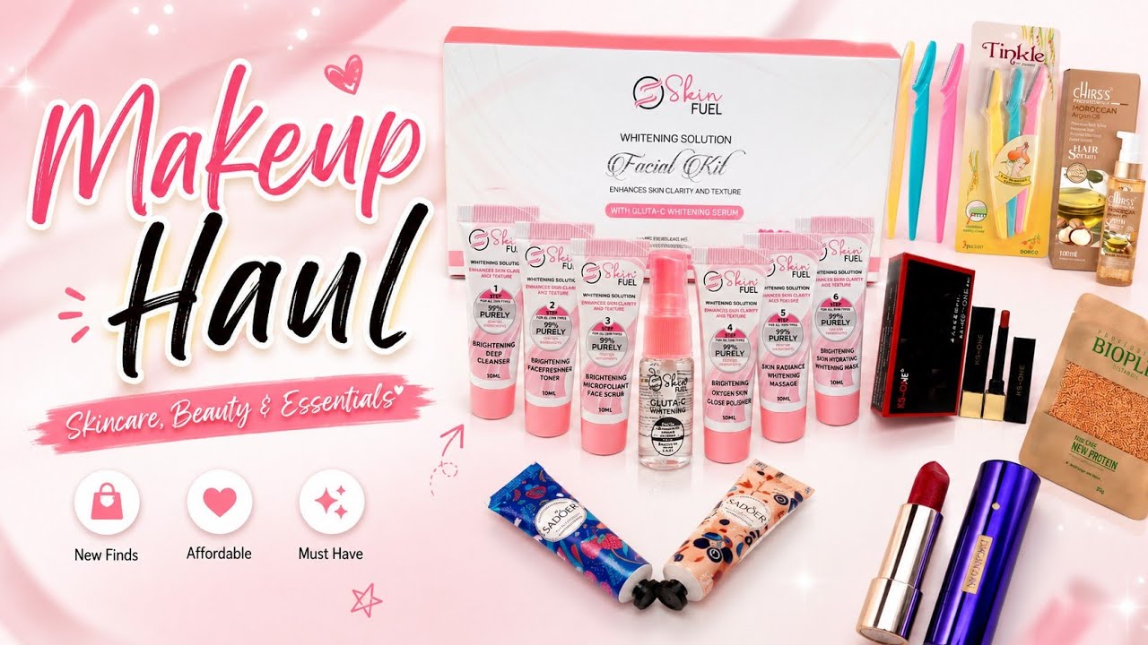 New Stock Haircare & Skincare products Unboxing