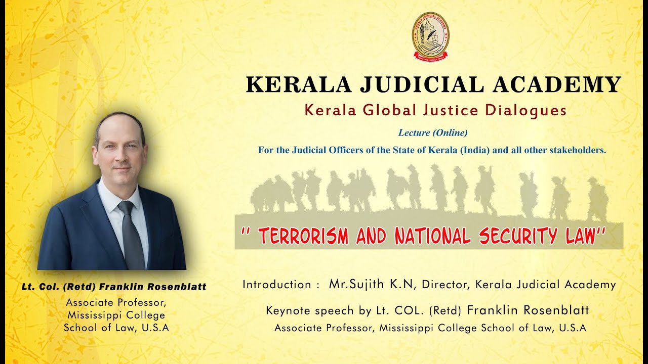 Lecture on: Terrorism and National Security Law