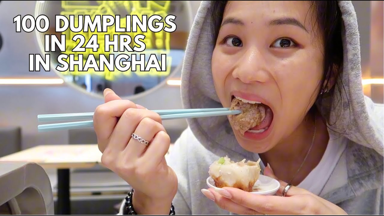 EATING 100 DUMPLINGS IN SHANGHAI!!