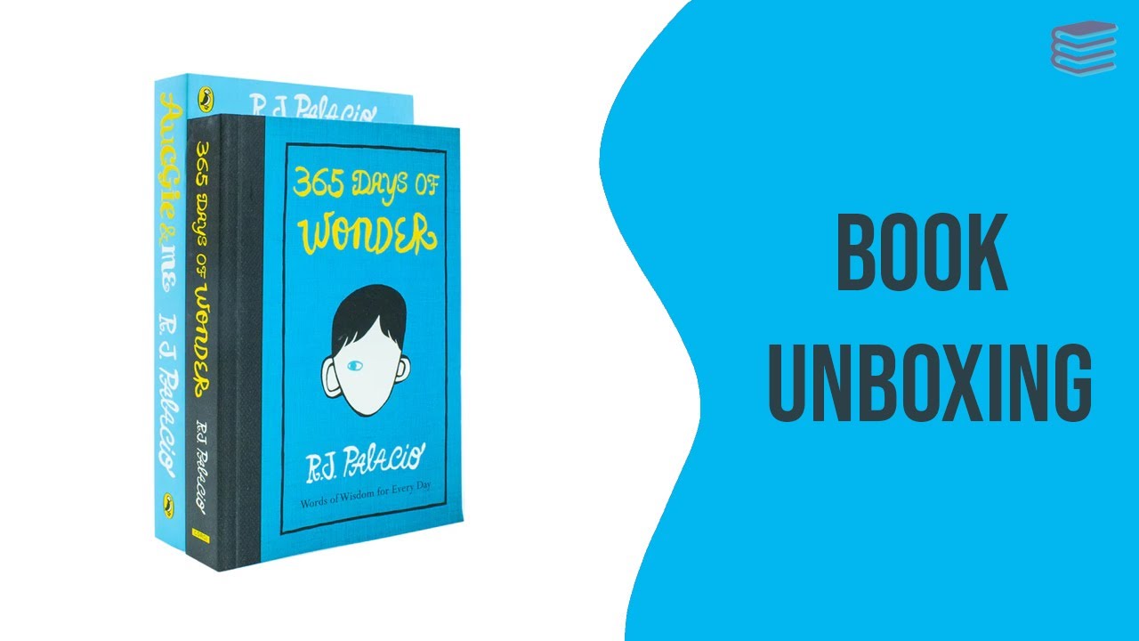 365 Days of Wonder & Auggie and Me by R. J. Palacio - Book Unboxing