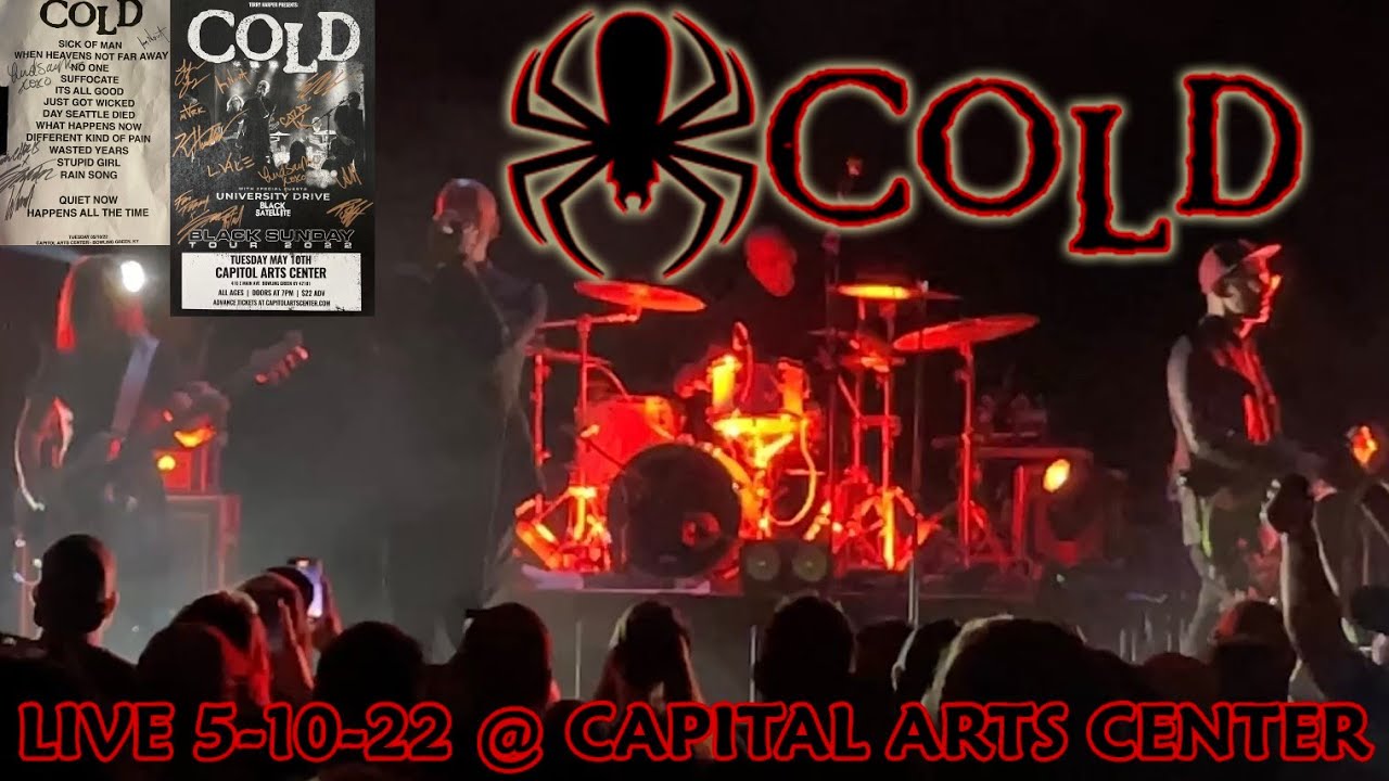 COLD Live @ Capital Arts Center FULL CONCERT 5-10-22 Black Sunday Tour Bowling Green KY 60fps