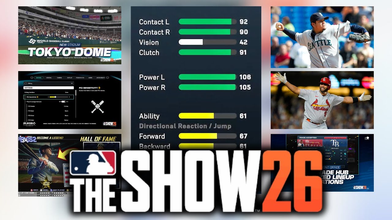 MLB The Show 26 Gameplay Trailer Breakdown & New Features