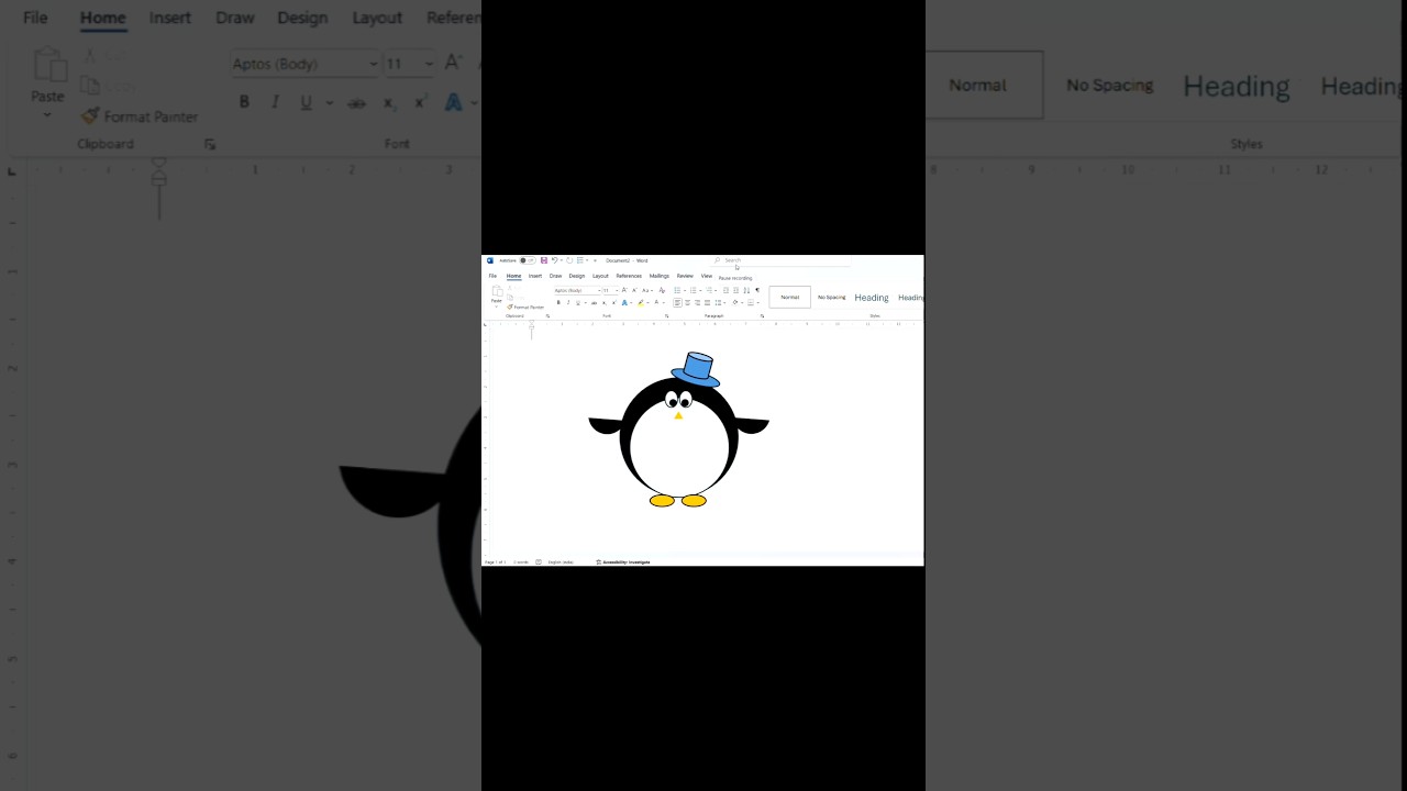 Ms-Word Shapes Design | Microsoft word Shapes #viralvideo #msword  #shorts #youtubeshorts #trending