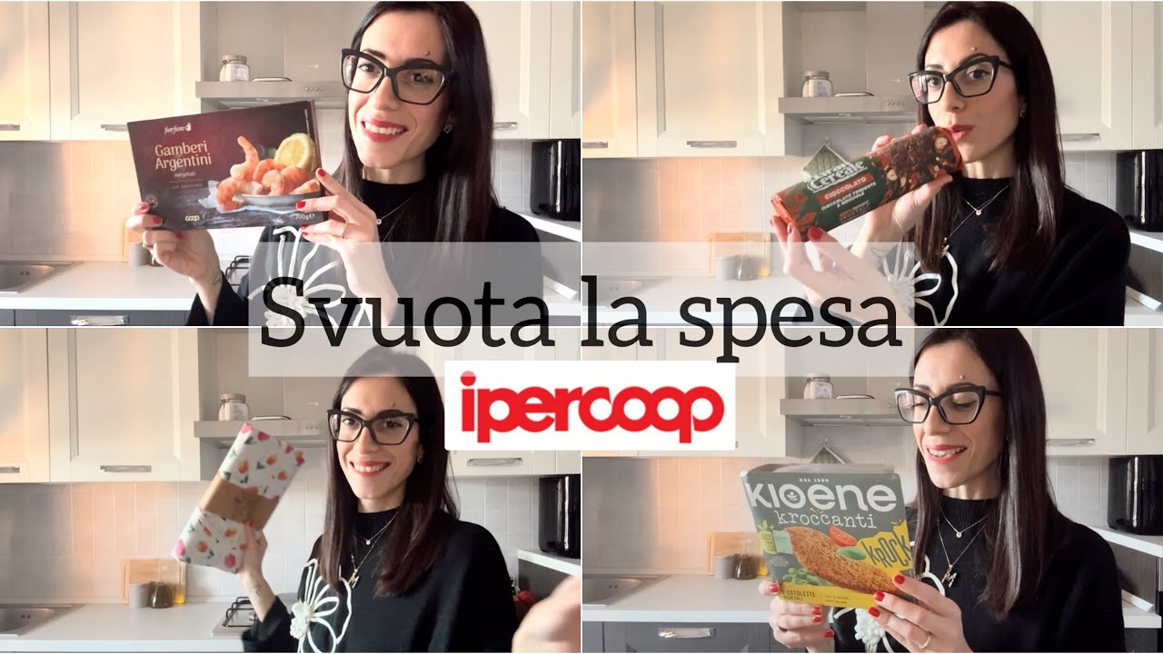 Svuota la spesa IPERCOOP 🛒 | Quanto avrò speso? 🤔😬💸 + accessori per la casa 🌷