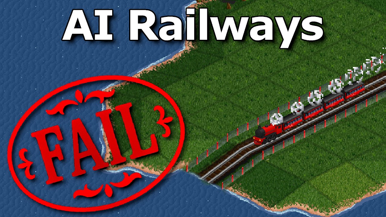 How Many AIs Survive This Punishing OpenTTD Map?