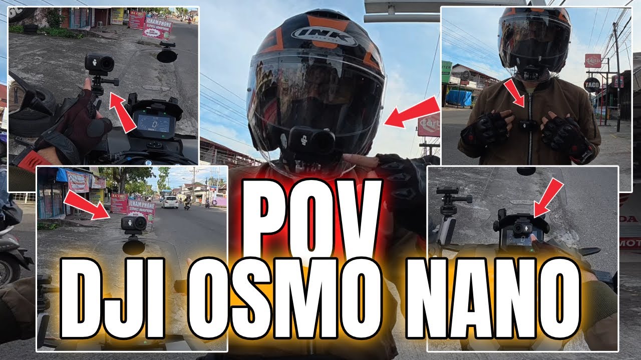 Kamera Aksi POV terbaik untuk Motovlog⁉️ DJI Osmo Nano
