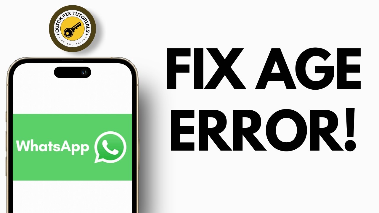 Fix &ldquo;This Account Violated WhatsApp Age Requirement&rdquo; Problem