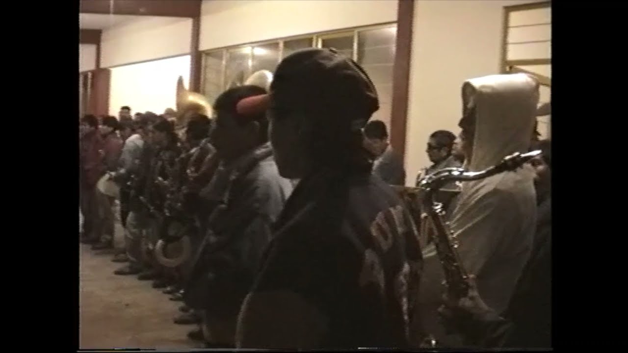 Feb. 1999.  Bienvenida a la Banda de Musica San Isidro Huayapam Mixe a San Baltazar Yatzachi El Bajo