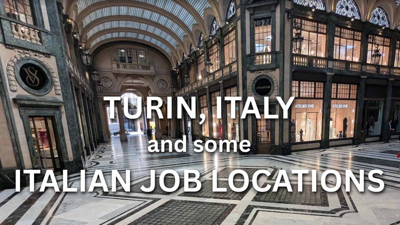 Turin - exploring the city centre and some of the locations from the movie - The Italian Job (1969)