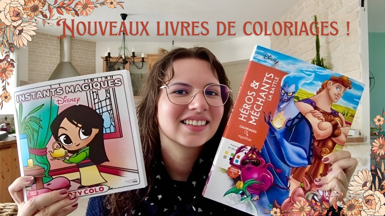Découverte des livres Héros & Méchants et du Cosy Colo Disney ! (+essai des feutres à alcool Action)
