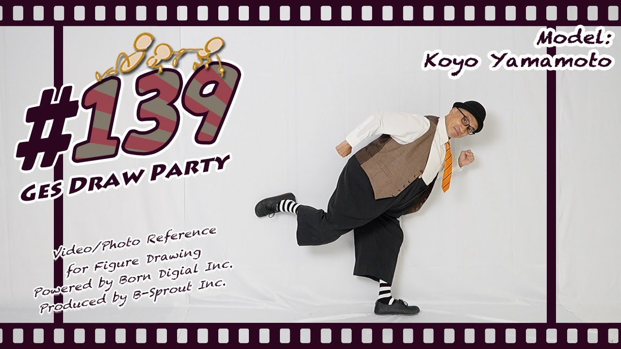 GESture DRAWing Party : #139 Koyo Yamamoto/山本光洋　－Video/Photo Reference for Figure Drawing－
