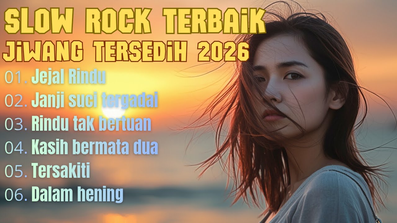 Lagu Slow Rock Melayu Sedih Terbaru 2026 | Cinta Gugur Dalam Diam 💔