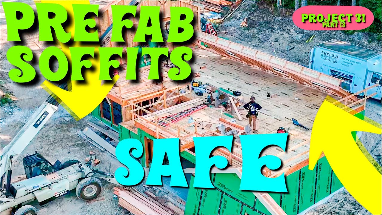 How to Frame Soffits BEFORE Lifting the Wall #construction