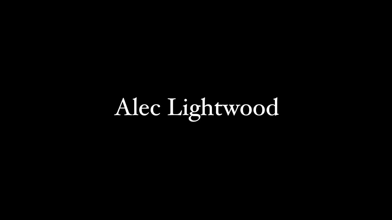 Alec Lightwood || Little Lion Man