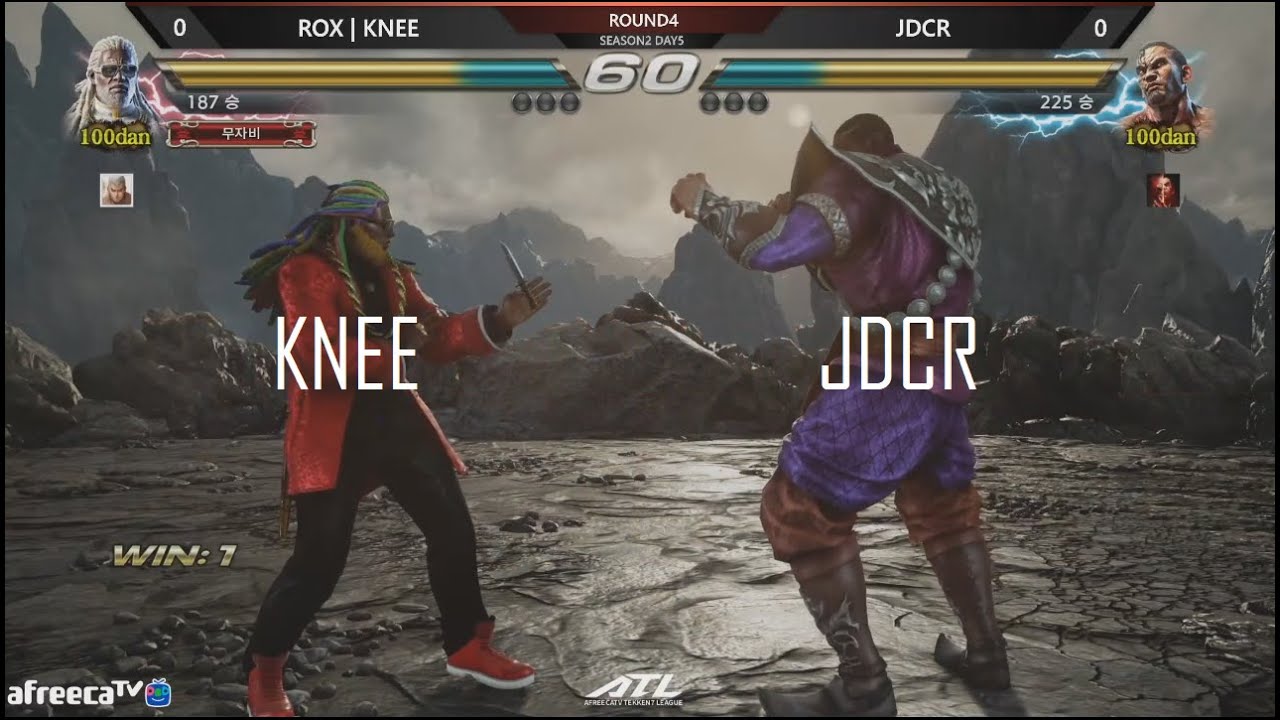 Knee VS JDCR AfreecaTV Tekken 7 League Season 2 Day 5 (Round 4)