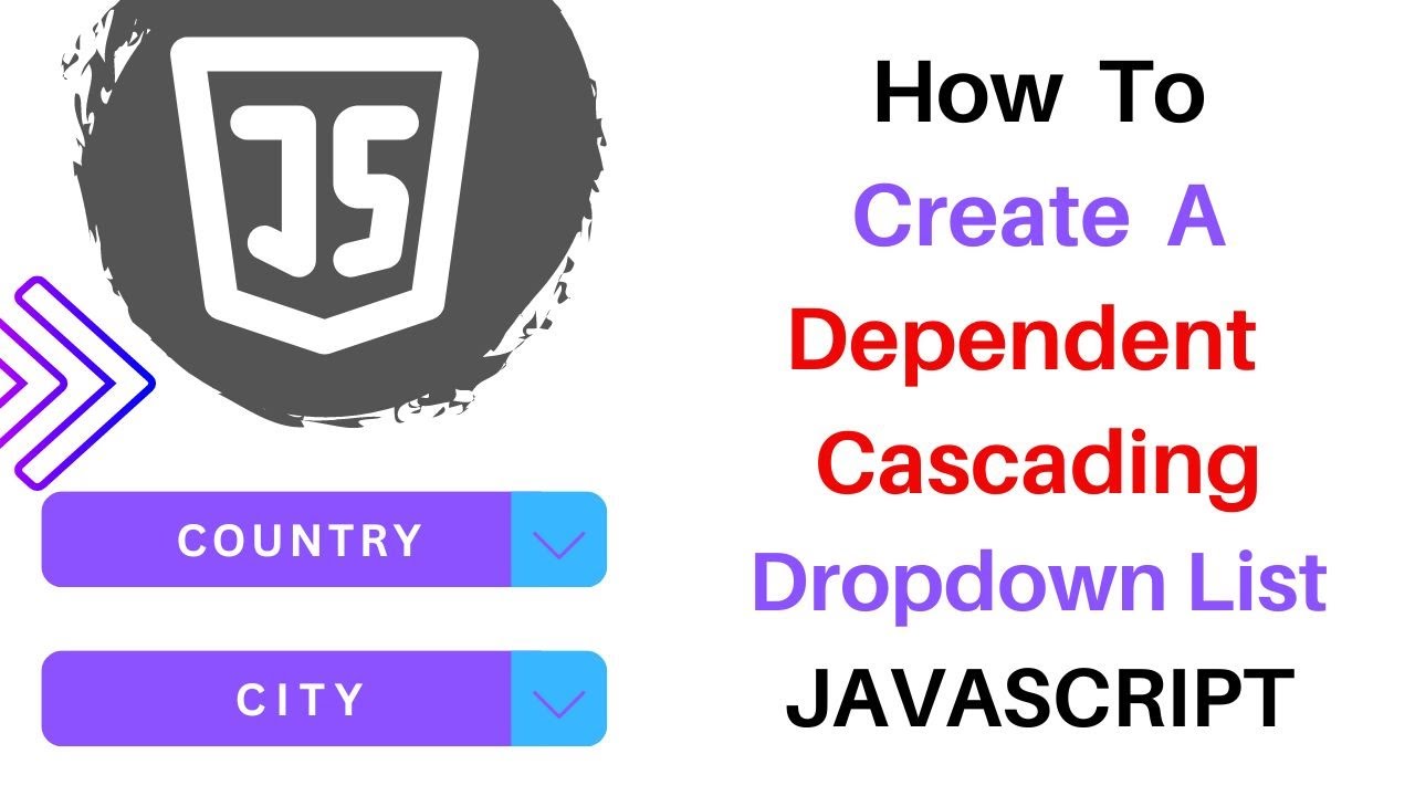 cascading dependent dropdown javascript (country, city)