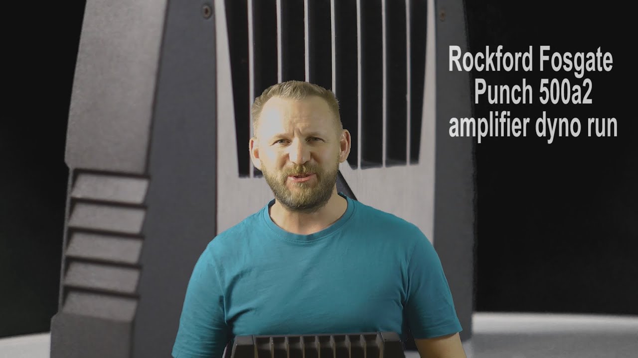 rockford fosgate punch 500a2 amp dyno amplifier power test & dynamic 8 cycles 1330 watts oldschool
