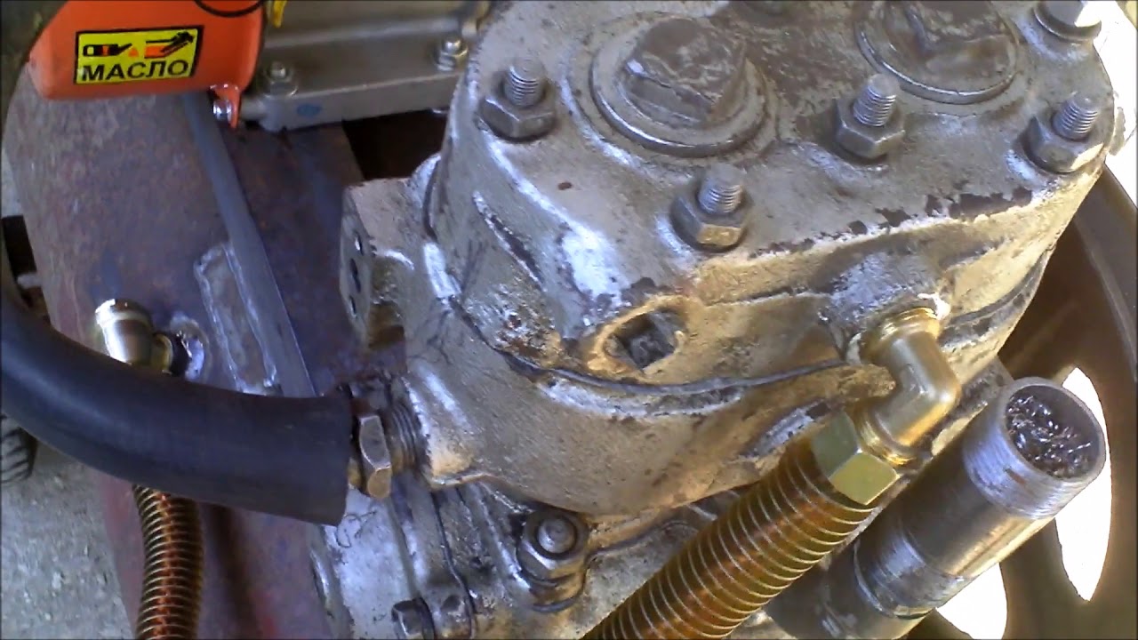Зил 130 компрессор своими руками gasoline   compressor pukan ( часть 4) PUKAN-200L пробный старт