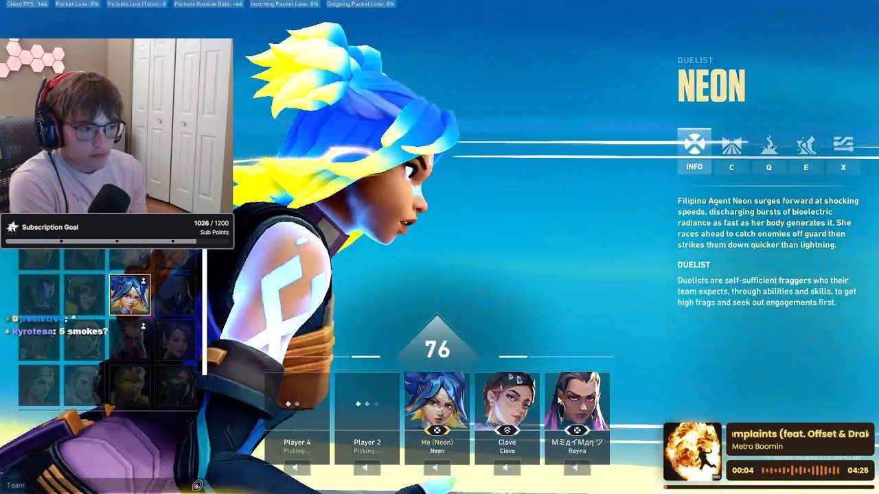 MVP - DASNERTH PRO NEON VALORANT RANKED GAMEPLAY