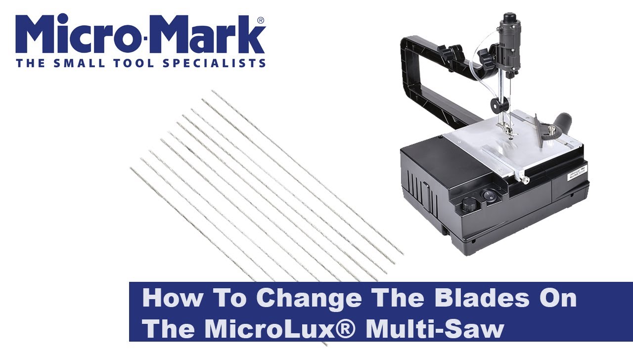Как заменить лезвия на многофункциональной пиле MicroLux&reg; с переменной скоростью
