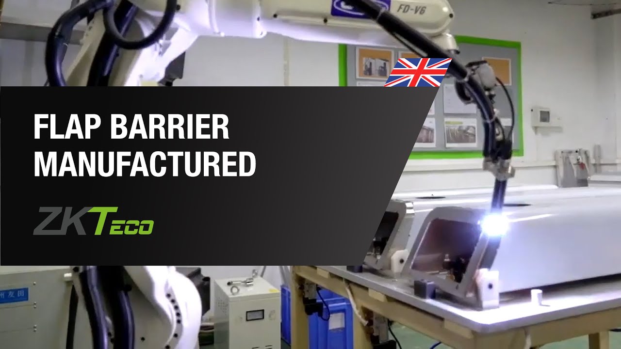 How is ZKTeco's premium Flap Barrier series manufactured? | By Demes
