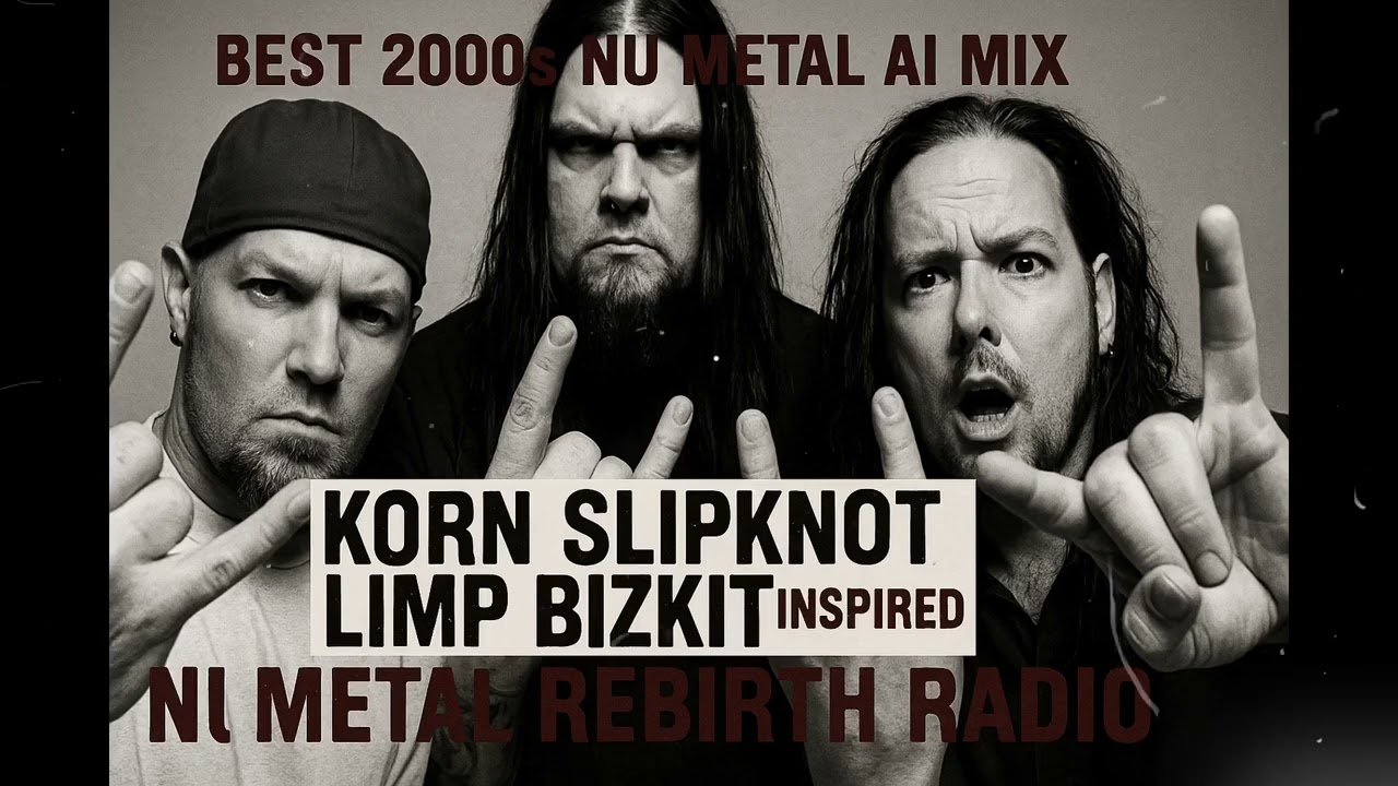 Best 2000s Nu Metal AI Mix | Korn Slipknot Limp Bizkit Inspired (Vol.1) Nu Metal Rebirth Radio