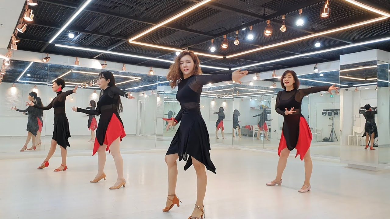 Love Story: Rumba (High Improver) line dance | Withus Korea, Seoul