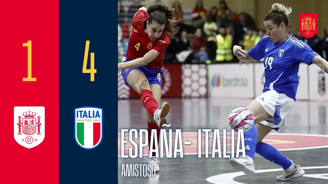 RESUMEN | FÚTBOL SALA FEMENINO | España 1-4 Italia | 🔴 SEFUTBOL