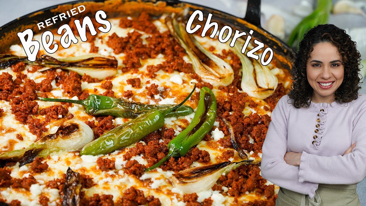 Be THE BEST at Chorizo refried beans | CHORIQUESO RECIPE | Villa Cocina
