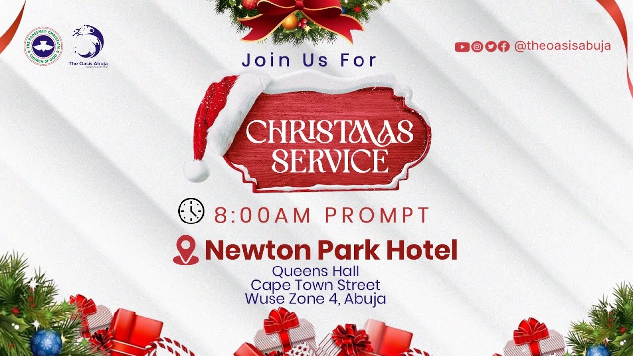 CHRISTMAS SERVICE || 25 DECEMBER 2025 || RCCG THE OASIS ABUJA