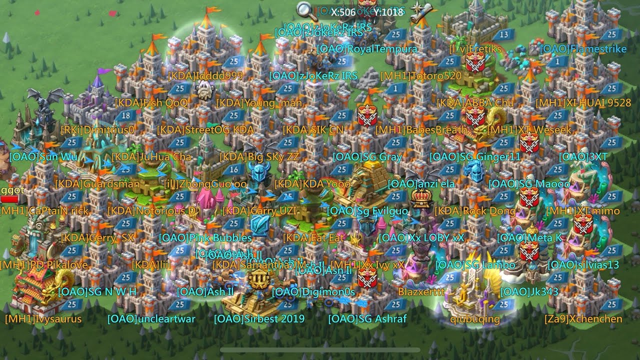 Lords Mobile: TRIPLE RALLY 891MIL MIGHT PLAYER ZEROED!!