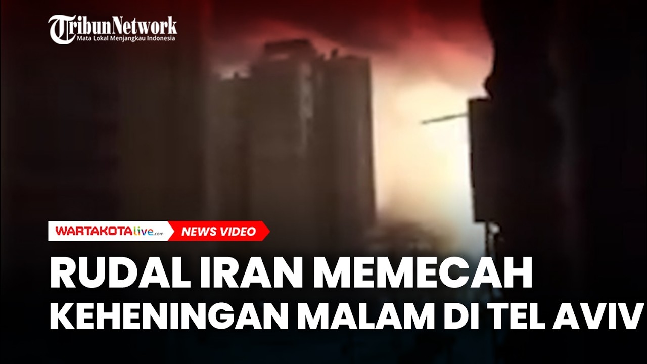 Rudal Iran Memecah Keheningan Malam di Tel Aviv, Iran Telah Menepati Janjinya