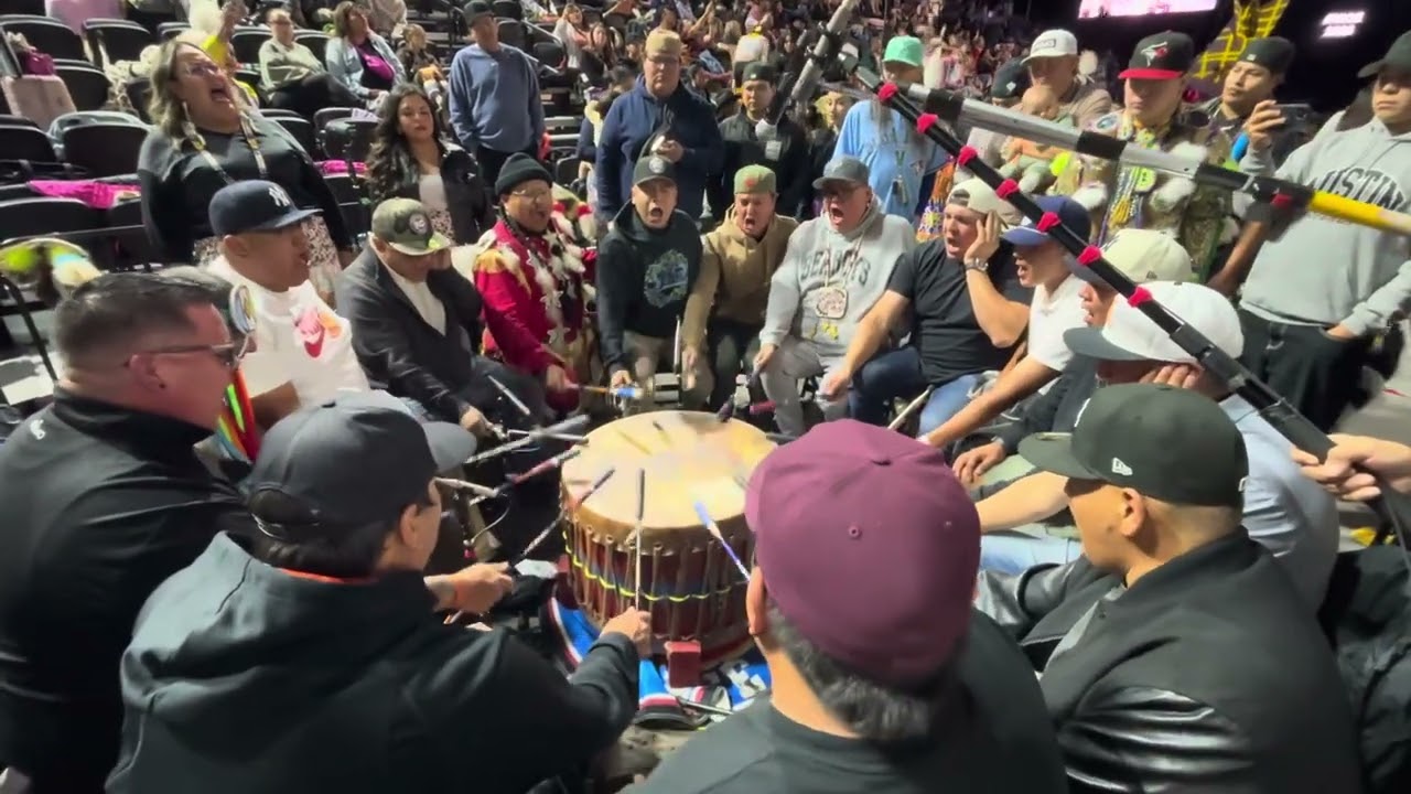 Northern Cree chicken dance song @NICE Powwow 2025