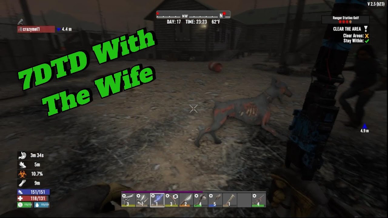 7DTD Ranger Station with Wife
