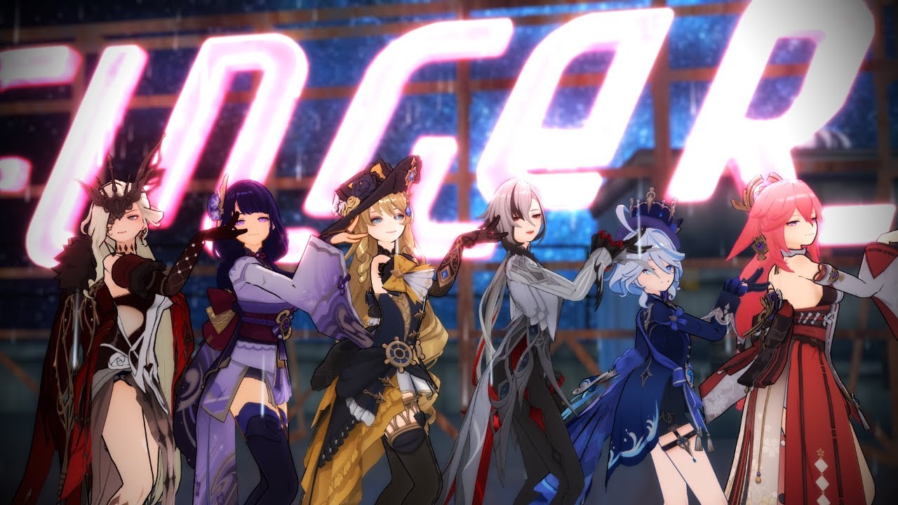 [mmd genshin impact] IVE - ELEVEN (futui, inazuma & fountaine)