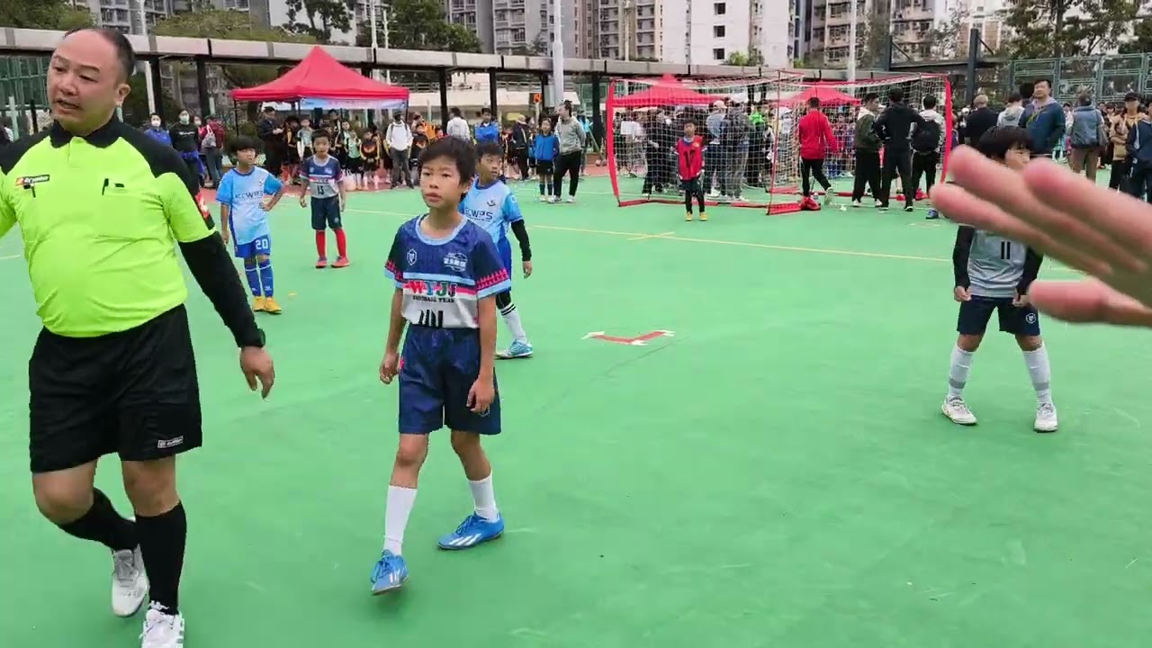 王余家潔紀念小學校隊 vs 洗次雲小學校隊（男中組.盃賽決賽 ）2023-24年度 東華三院小學聯校足球同樂日 慈雲山遊樂場硬地足球場  21/01/2024