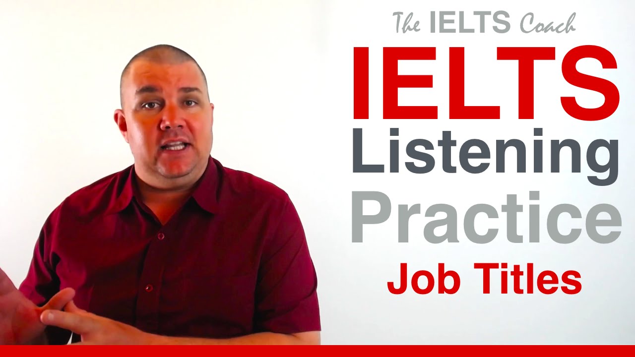 Практика аудирования IELTS - Тест на орфографию - Работа