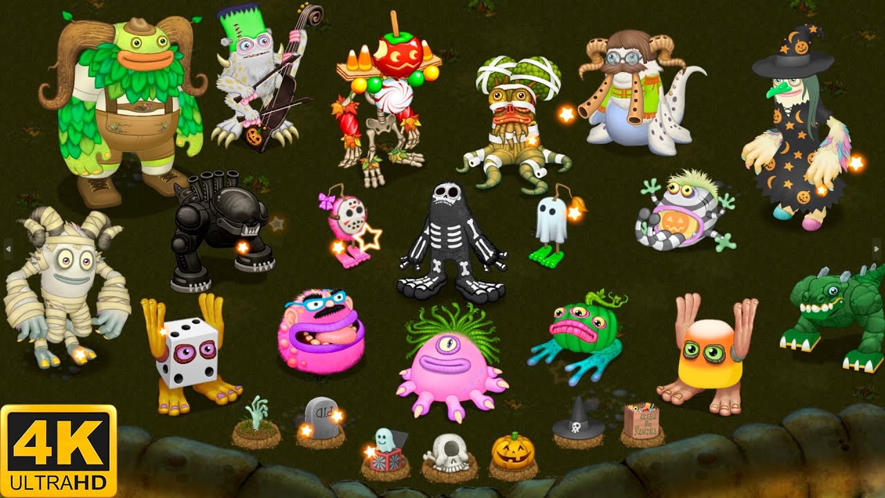 Spooktacle - all Costumes and Decorations 4k