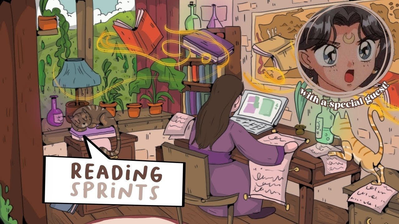 reading sprints! let's get some reading done ft. @throneofpages 📚✨🐦&zwj;🔥